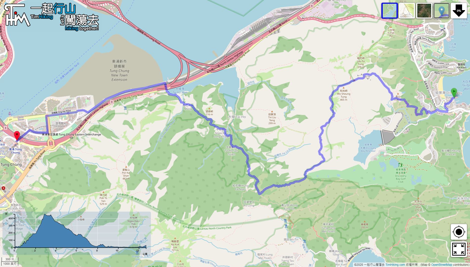 「Lo Fu Tau」路線Map