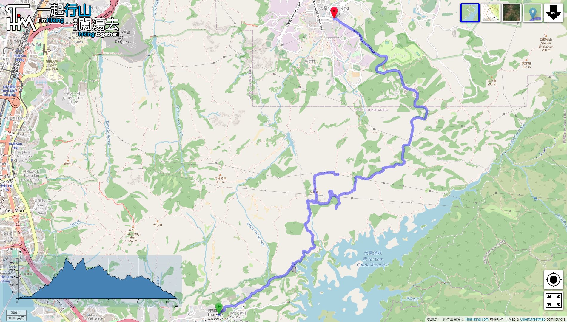 “千岛湖 三粒钻石 大榄涌水塘”路线地图