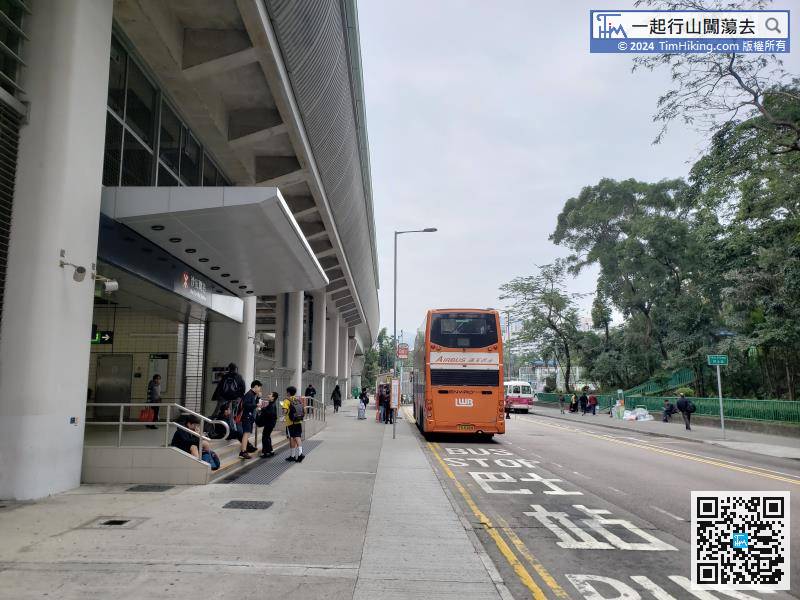 leave Sha Tin Wai Station Exit D, turn left to Shui Chuen Au Street,