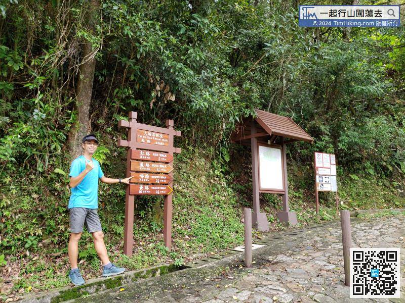 This time will go on Brown Walk, which is the third longest in Tai Po Kau Forest Walk.