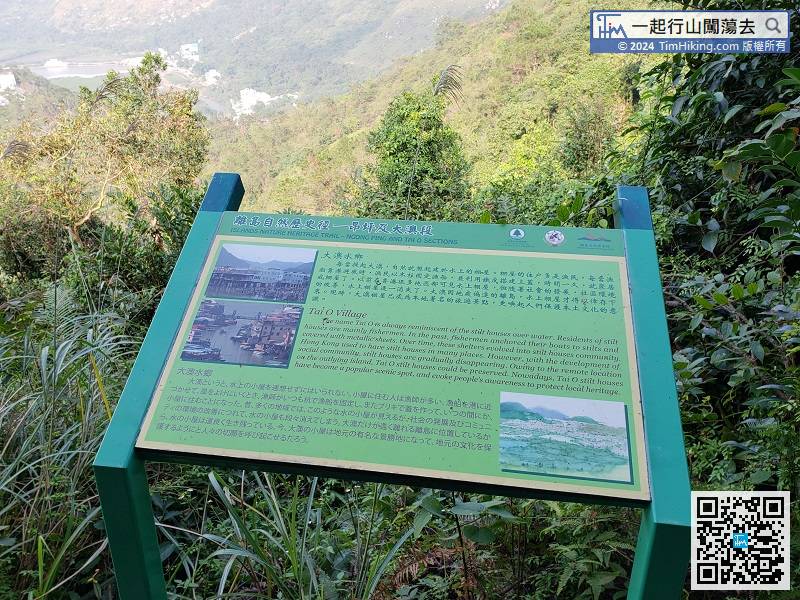 It turns out that this section is also the Islands Nature Heritage Trail (Section Ngong Ping and Tai O).