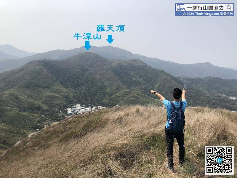 Ki Lun Shan is only 222 meters high. The subsequent Ngau Tam Shan and Lo Tin Teng are 337 meters and 585 meters respectively, which are much higher than Ki Lun Shan, and the altitude difference between the mountains are more than 180 meters.