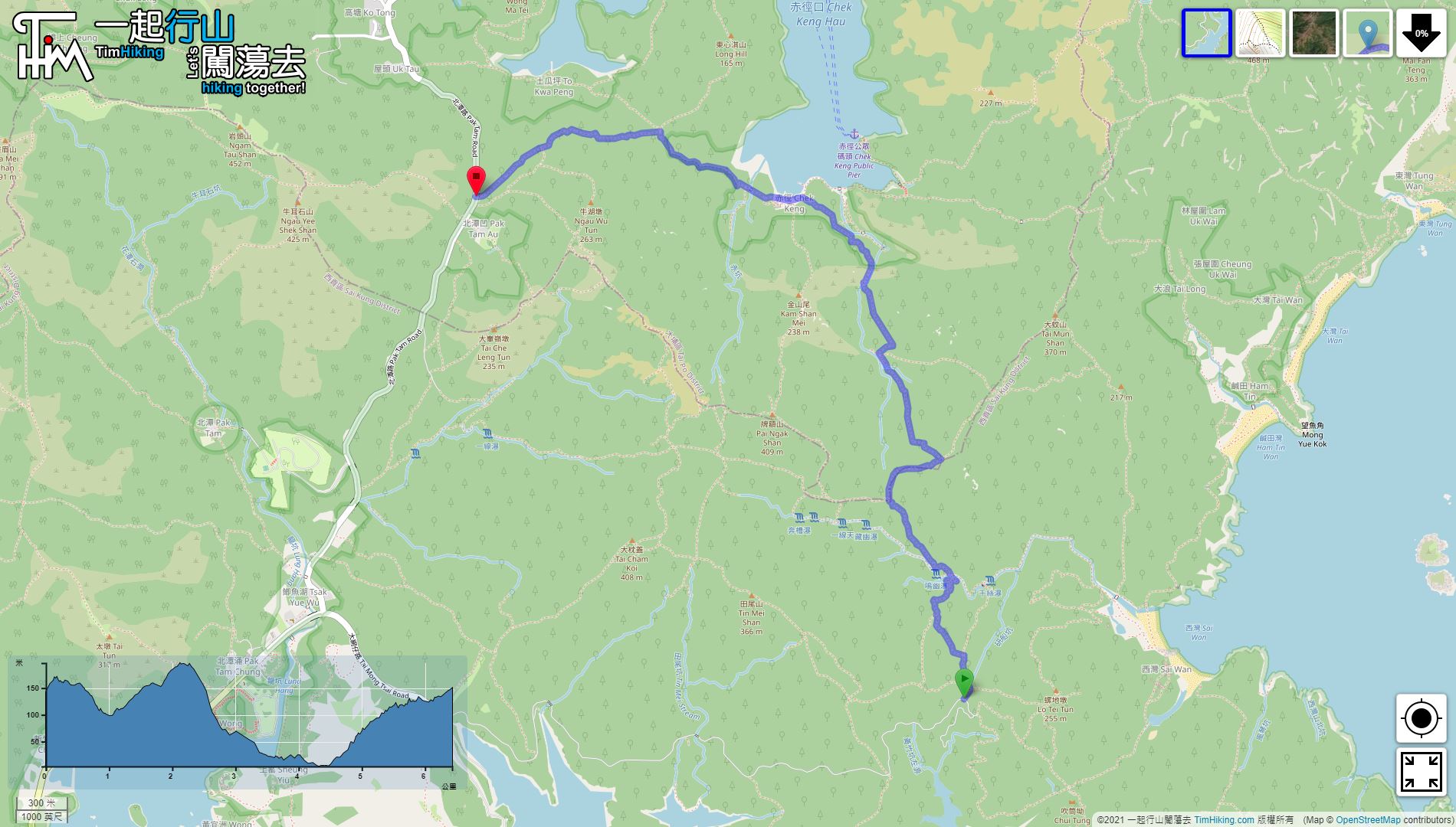 「Luk Chek Path」路線Map