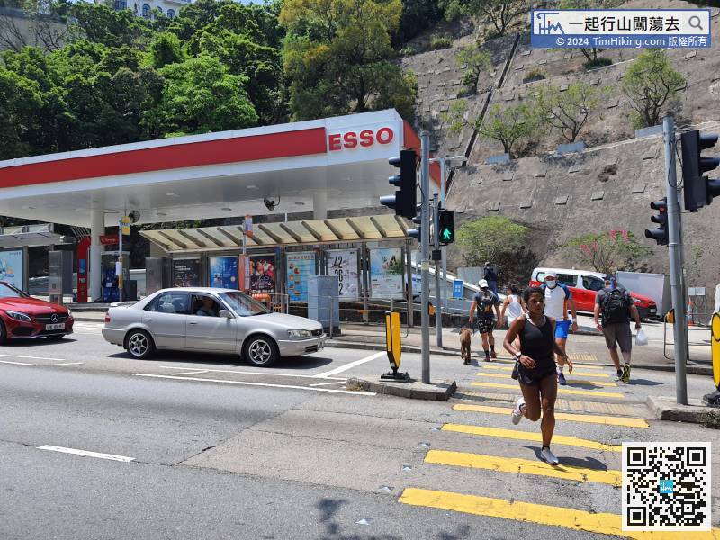 The 9th station is on the left-hand side of the Esso petrol station,