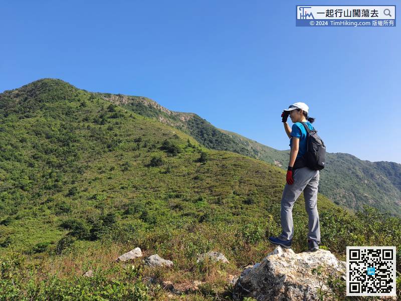 After a successful climb, there is still about half an hour from Siu Ping Fung.