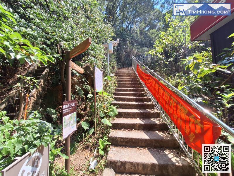 Next, it is the mountain road of Wai Ling Park,