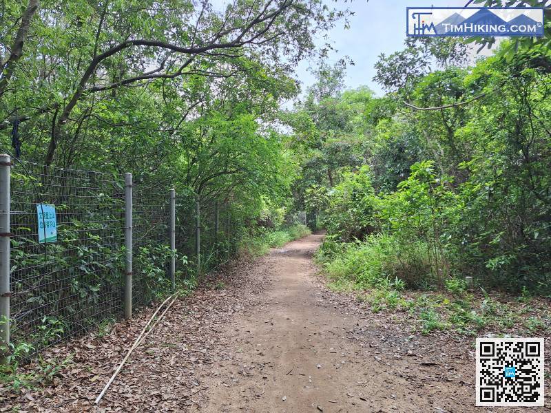 The next section is a 4-kilometer flat road.