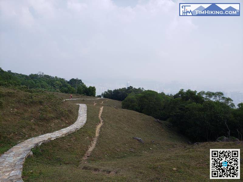 跟住往荃灣的方向落山