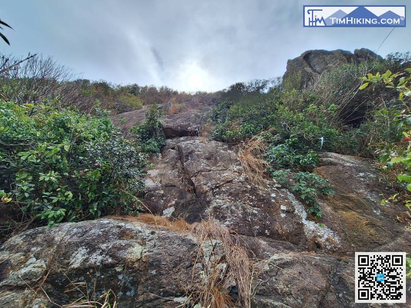 当爬到去大崖壁底，千万不要向上爬，